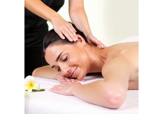 Therapist giving a therapeutic massage